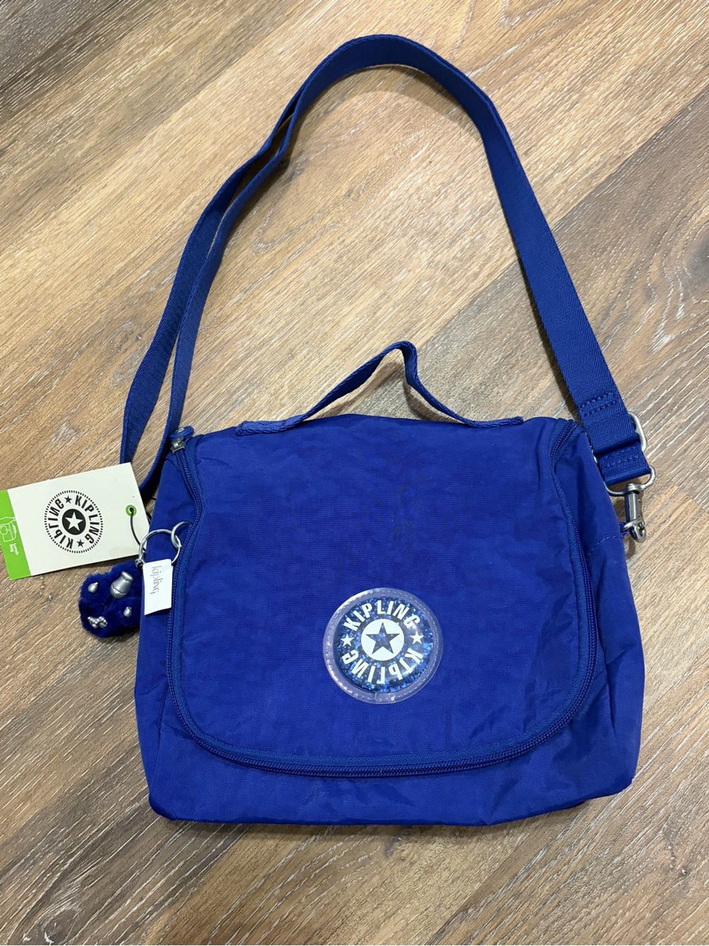 Kipling Kichirou Twilight Blue Crossbody Insulated Lunch Bag
